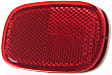 Rear, Driver or Passenger Side Bumper Reflector