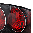 Driver and Passenger Side Tail Light, with Bulbs, Halogen, Clear Lens, Black Interior