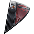 Driver and Passenger Side Tail Light, with Bulbs, Halogen, Clear Lens, Black Interior