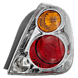 Passenger Side Tail Light, with Bulb, Halogen, Clear Lens