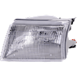 Driver Side Headlight, with Bulb, Halogen, Clear Lens