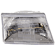 Passenger Side Headlight, with Bulb, Halogen, Clear Lens