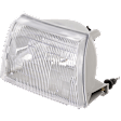 Passenger Side Headlight, with Bulb, Halogen, Clear Lens