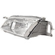 Driver Side Headlight, with Bulb, Halogen, Clear Lens