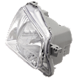 Passenger Side Headlight, with Bulb, Halogen, Clear Lens