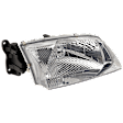 Passenger Side Headlight, with Bulb, Halogen, Clear Lens, without Bracket