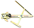 Front, Driver Side Manual Window Regulator, Without Motor