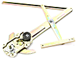 Front, Driver Side Manual Window Regulator, Without Motor
