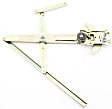 Front, Driver Side Manual Window Regulator, Without Motor