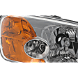 Passenger Side Headlight, without Bulb, Halogen, Clear Lens, 4 Cyl., 1.7L Engine