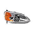 Passenger Side Headlight, without Bulb, Halogen, Clear Lens, 4 Cyl., 1.7L Engine