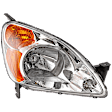 Passenger Side Headlight, without Bulb, Halogen, Clear Lens