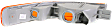 1998-2001 Acura Integra - Front, Driver Side Turn Signal Light, Without Bulb, 4 Cyl., 1.8L Engine