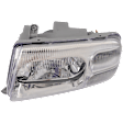 Driver Side Headlight, without Bulb, Halogen, Clear Lens