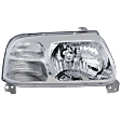 Passenger Side Headlight, without Bulb, Halogen, Clear Lens