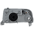 Passenger Side Headlight, without Bulb, Halogen, Clear Lens