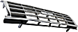 Grille, Chrome, 4 Cyl., 2.4L Engine