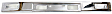 Front Bumper, Chrome, 3-Piece Type, With License Plate Provision, Without Mounting Brackets