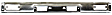 Front Bumper, Chrome, 3-Piece Type, With License Plate Provision, Without Mounting Brackets