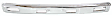 Front Bumper, Chrome, 3-Piece Type, With License Plate Provision, Without Mounting Brackets