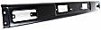 Front Bumper, Painted Black, 3-Piece Type, With License Plate Provision, Without Mounting Brackets