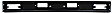 Front Bumper, Painted Black, 3-Piece Type, With License Plate Provision, Without Mounting Brackets