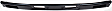 Front Bumper, Painted Black, 3-Piece Type, With License Plate Provision, Without Mounting Brackets