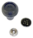 3241073K Shift Knob - Black, Plastic, Round, Direct Fit, Kit