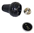 3241430K Shift Knob - Black, Plastic, Round, Direct Fit, Kit