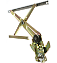 Front, Passenger Side Manual Window Regulator, Without Motor