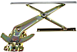 Front, Passenger Side Manual Window Regulator, Without Motor