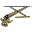 Front, Driver Side Manual Window Regulator, Without Motor