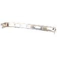 Front Bumper, Chrome, With Fog Light Holes, With License Plate Provision, Without Mounting Brackets