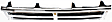 1987-1989 Toyota 4Runner - Grille Assembly, Chrome Shell with Painted Black Insert, Grille