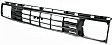 Grille Assembly, Painted Dark Silver Shell with Painted Black Insert