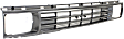 Grille Assembly, Painted Dark Silver Shell with Painted Black Insert