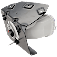 Front, Driver and Passenger Side Fog Lights, with Bulbs, Halogen, H10, 12V, 42W/45W, Chrome Interior