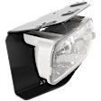 Front, Driver and Passenger Side Fog Lights, with Bulbs, Halogen, H10, 12V, 42W/45W, Chrome Interior