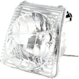 Passenger Side Headlight, with Bulb, Halogen, Clear Lens, 6 Cyl., 4.0L Engine