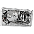 Driver Side Headlight, with Bulb, Halogen, Clear Lens, Composite Type