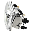 Driver Side Headlight, with Bulb, Halogen, Clear Lens, Composite Type