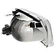 Driver Side Headlight, with Bulb, Halogen, Clear Lens, Composite Type