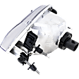 Driver Side Headlight, with Bulb, Halogen, Clear Lens