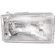 Passenger Side Headlight, with Bulb, Halogen, Clear Lens