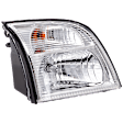 Passenger Side Headlight, with Bulb, Halogen, Clear Lens