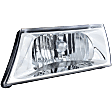 Driver Side Headlight, with Bulb, Halogen, Clear Lens, with Chrome Bezel, 8 Cyl., 4.6L Engine