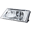 Driver Side Headlight, with Bulb, Halogen, Clear Lens, with Chrome Bezel, 8 Cyl., 4.6L Engine