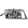 Passenger Side Headlight, with Bulb, Halogen, Clear Lens, with Chrome Bezel, 8 Cyl., 4.6L Engine