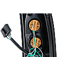 Driver and Passenger Side Tail Light, with Bulbs, Halogen, Clear Lens, Chrome Interior