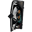 Driver and Passenger Side Tail Light, with Bulbs, Halogen, Clear Lens, Chrome Interior